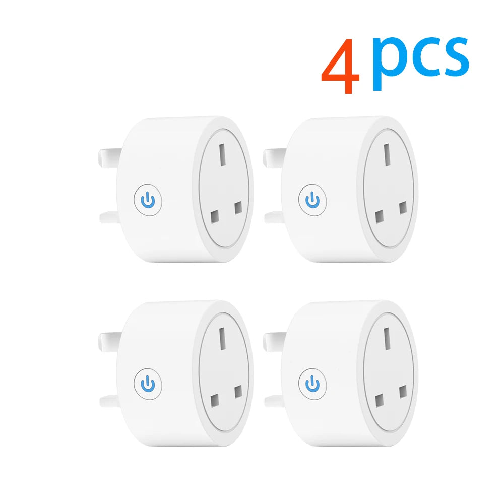 Tuya Smart WiFi Plug 20A – Smart Socket with Energy Monitoring & Alexa Control
