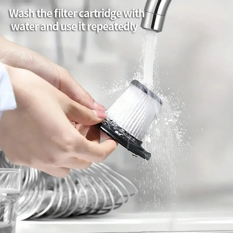Mini 3-in-1 Portable Vacuum Cleaner – Car & Home Dual Use Air Duster & Suction Cleaner
