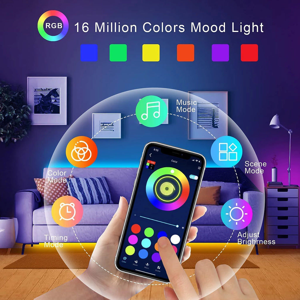 RGB LED Strip Lights – Transform Your Room Instantly