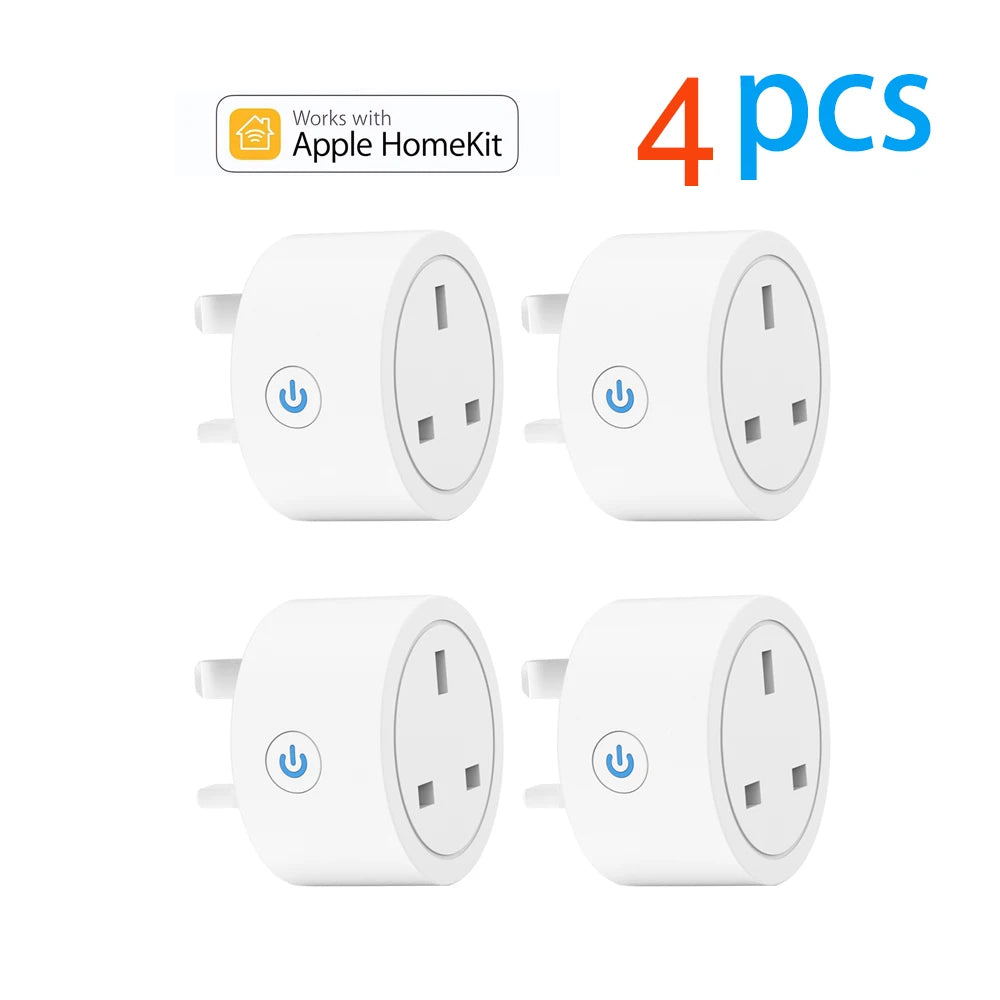 Tuya Smart WiFi Plug 20A – Smart Socket with Energy Monitoring & Alexa Control