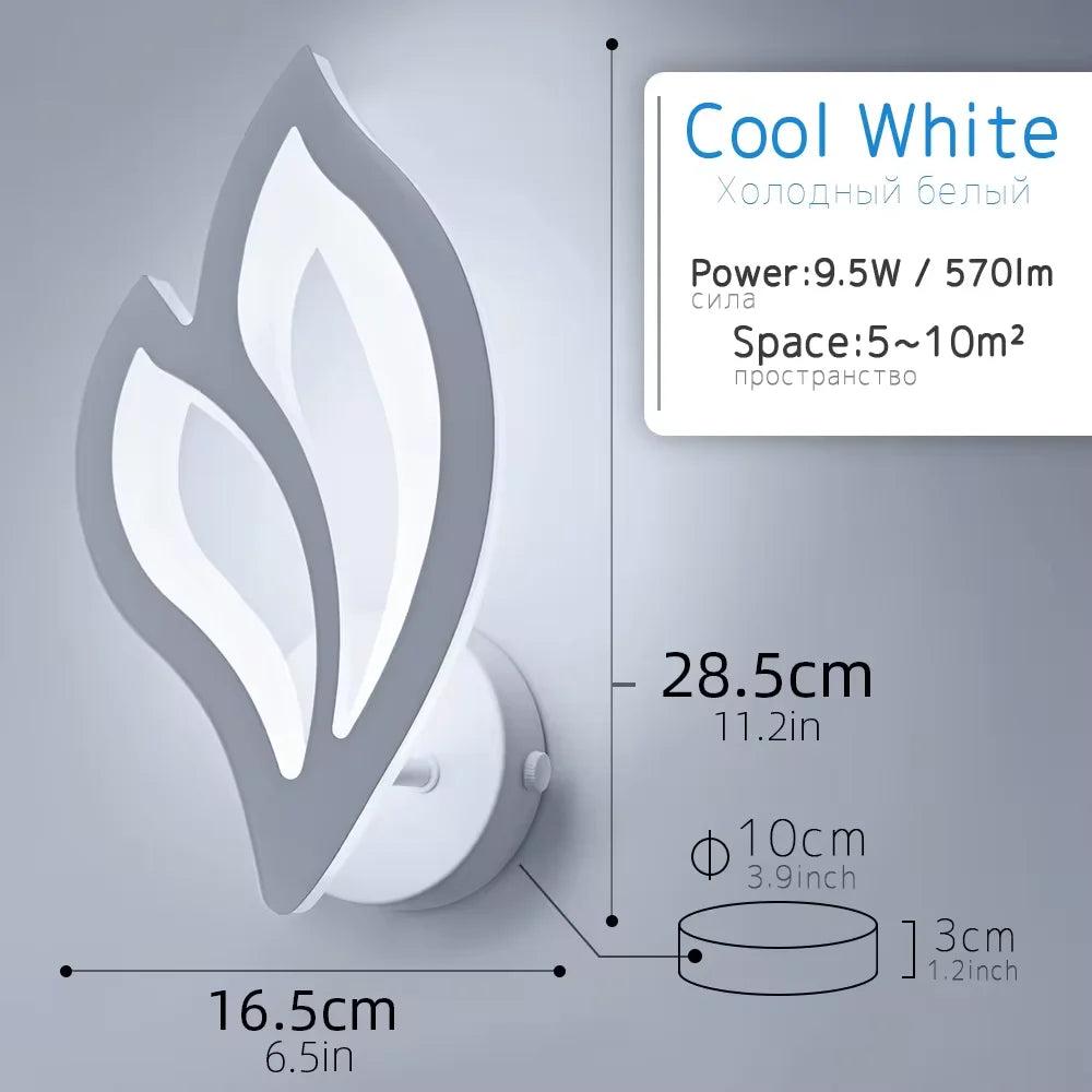 Modern LED Wall Sconce – Minimalist Bedroom Wall Light