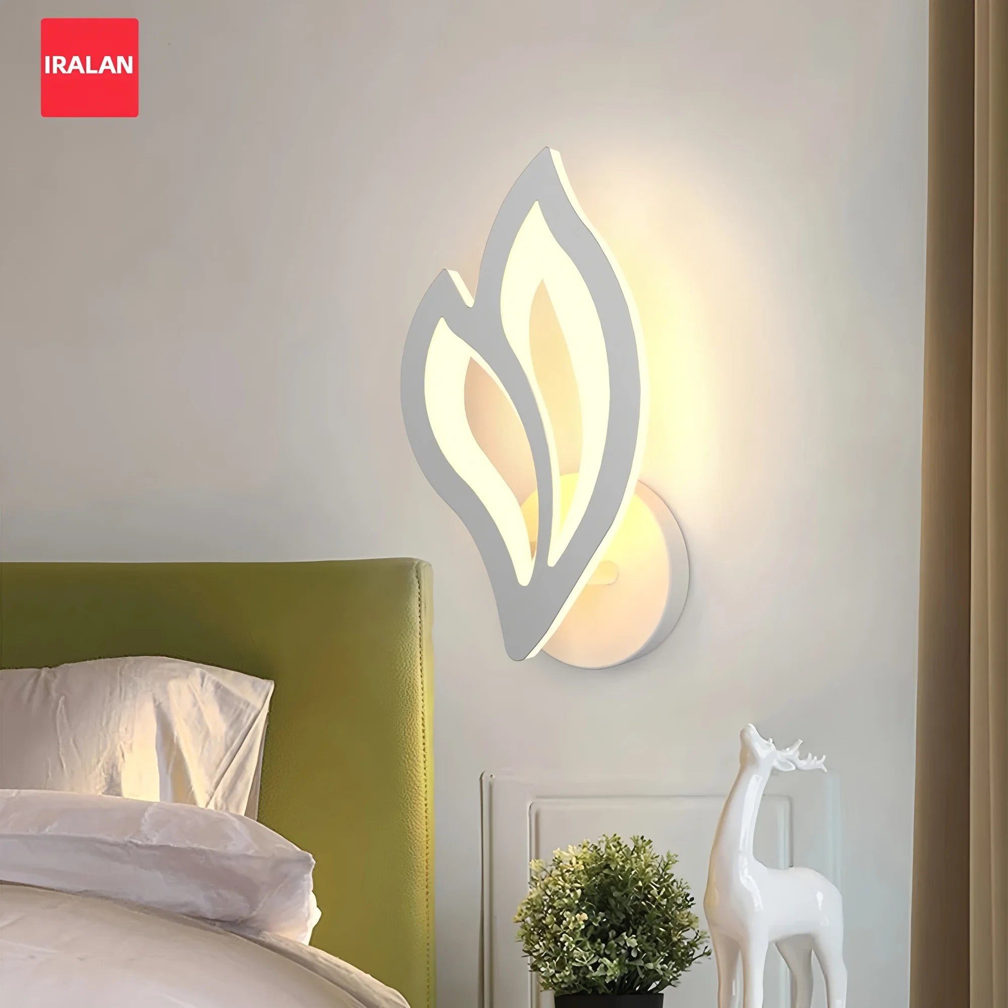 Modern LED Wall Sconce – Minimalist Bedroom Wall Light
