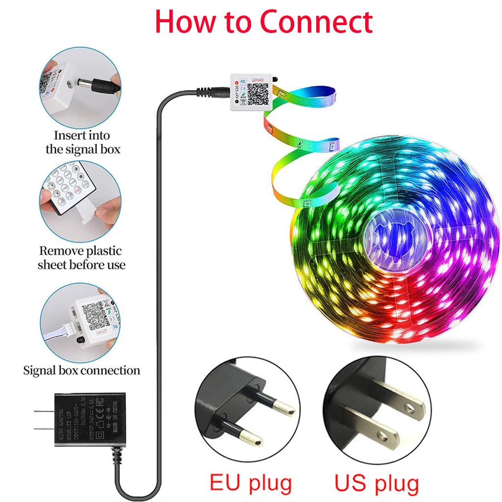 RGB LED Strip Lights – Transform Your Room Instantly