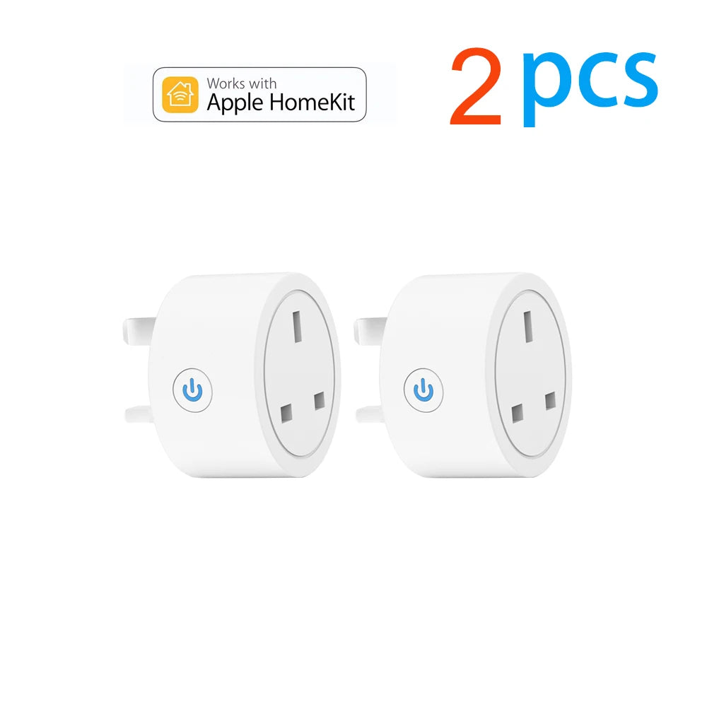 Tuya Smart WiFi Plug 20A – Smart Socket with Energy Monitoring & Alexa Control
