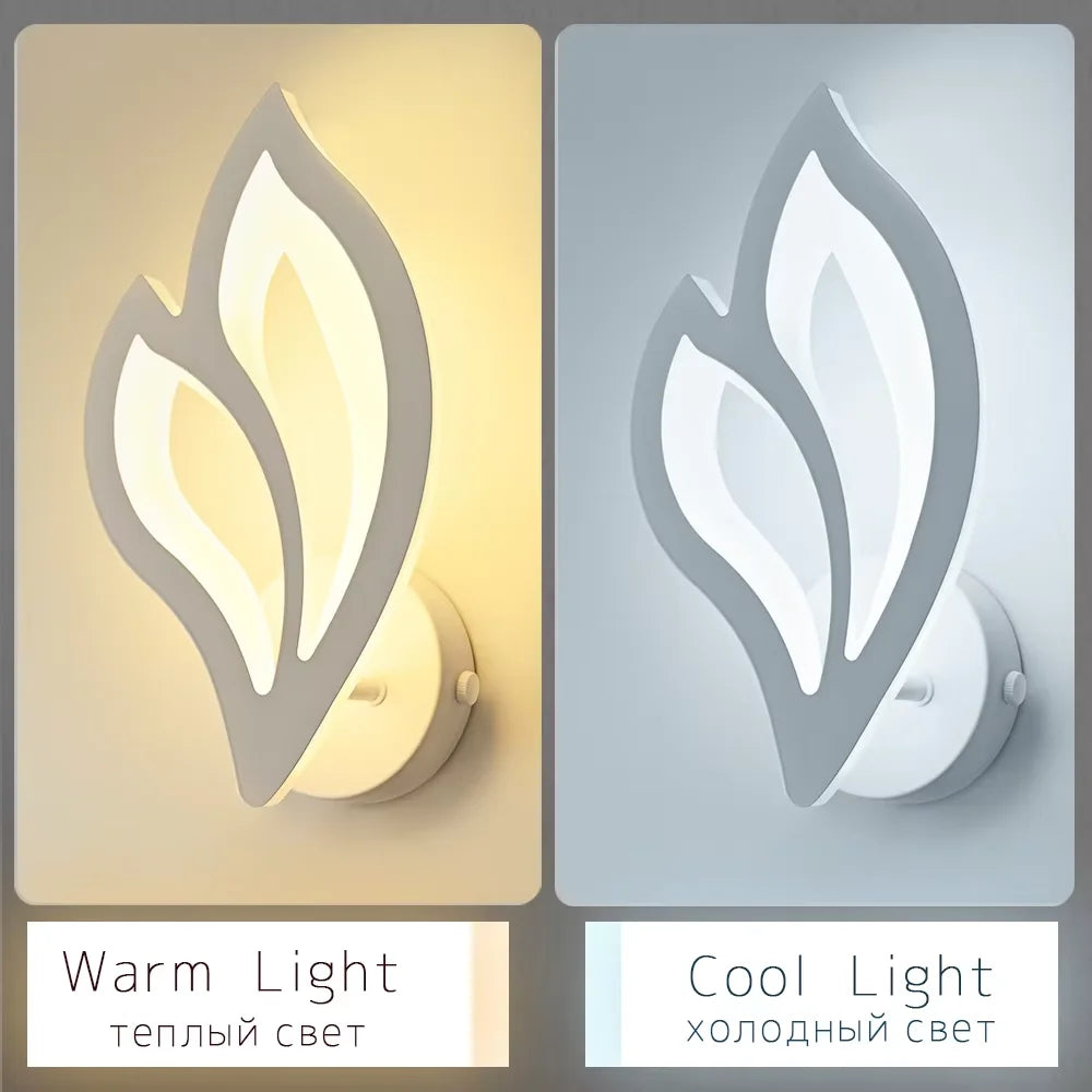 Modern LED Wall Sconce – Minimalist Bedroom Wall Light