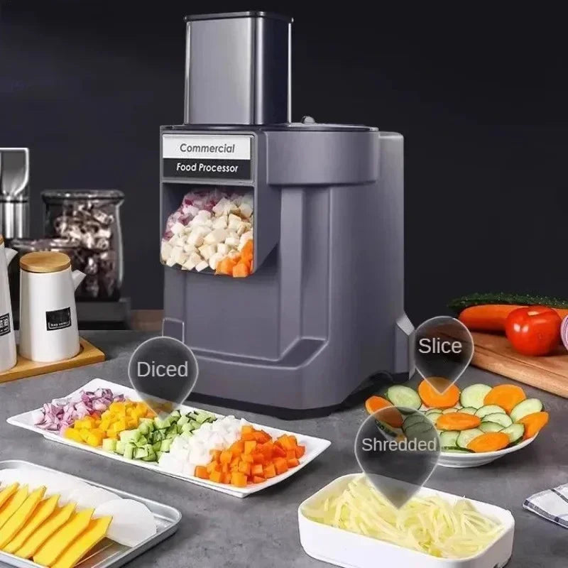 3-in-1 Electric Vegetable Chopper – Multifunction Food Processor for Fast Cutting