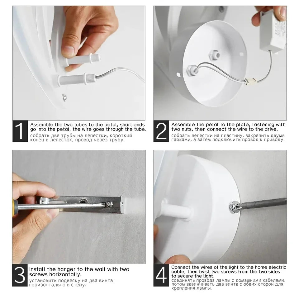 Modern LED Wall Sconce – Minimalist Bedroom Wall Light
