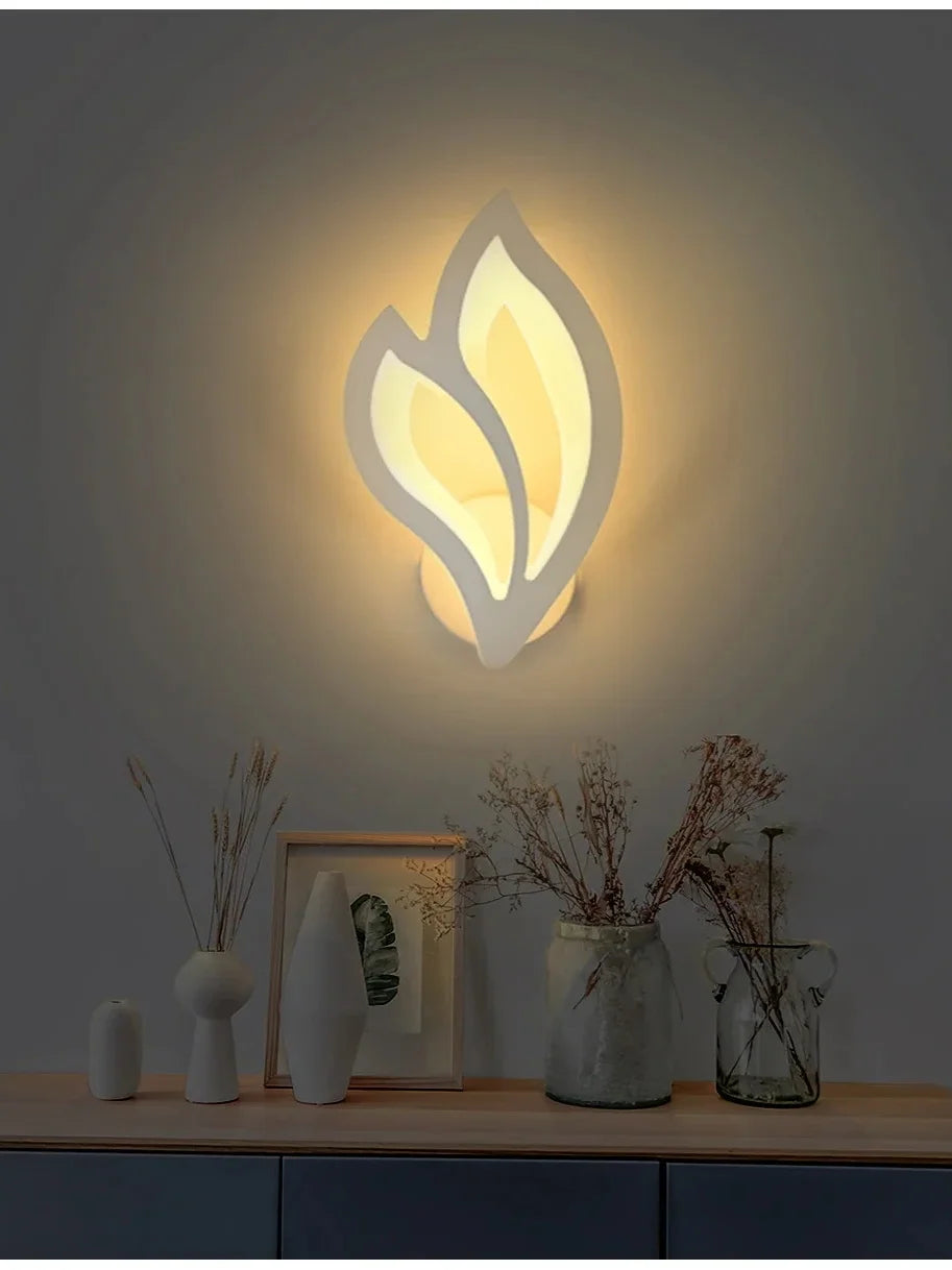 Modern LED Wall Sconce – Minimalist Bedroom Wall Light