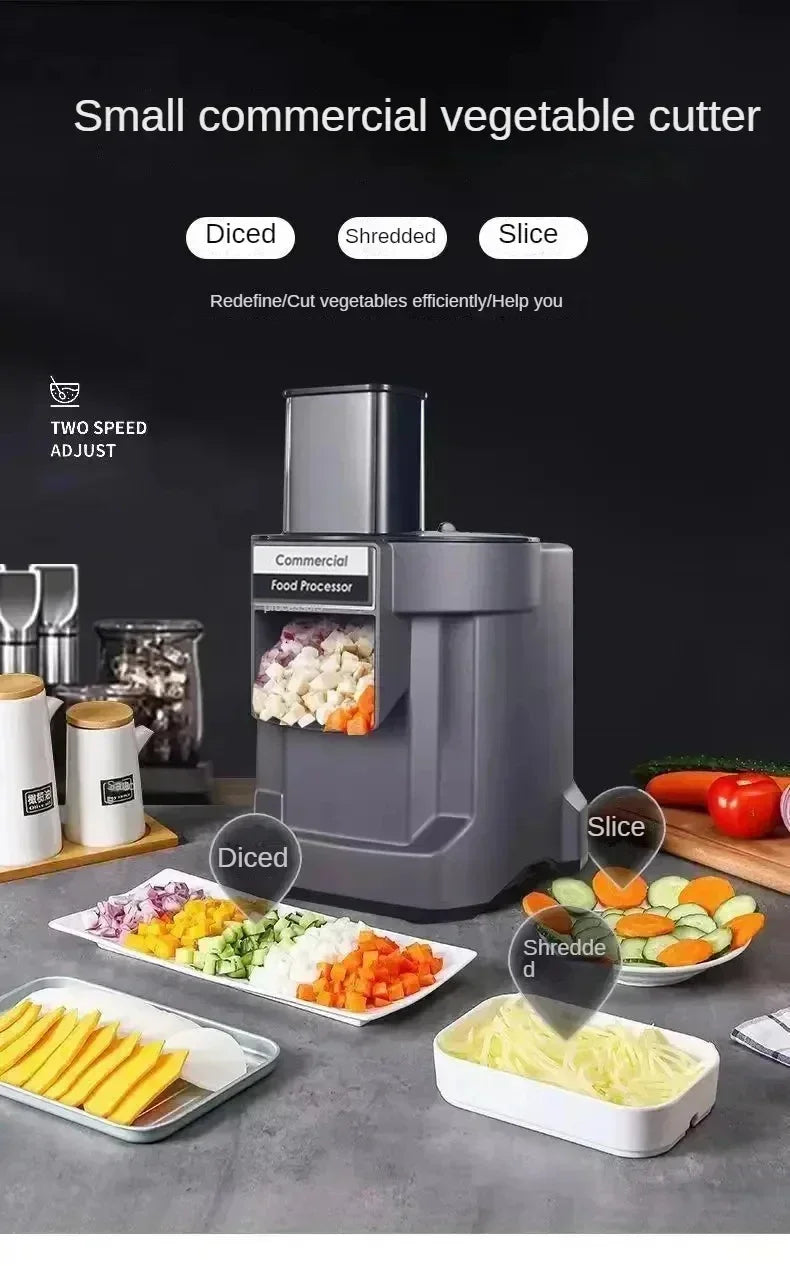 3-in-1 Electric Vegetable Chopper – Multifunction Food Processor for Fast Cutting