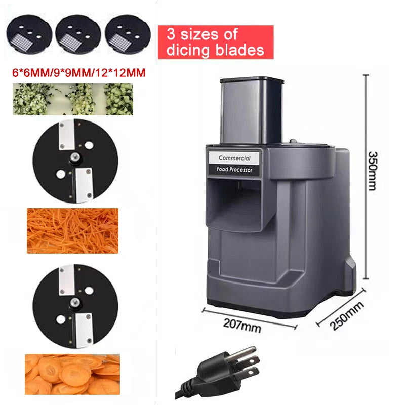 3-in-1 Electric Vegetable Chopper – Multifunction Food Processor for Fast Cutting