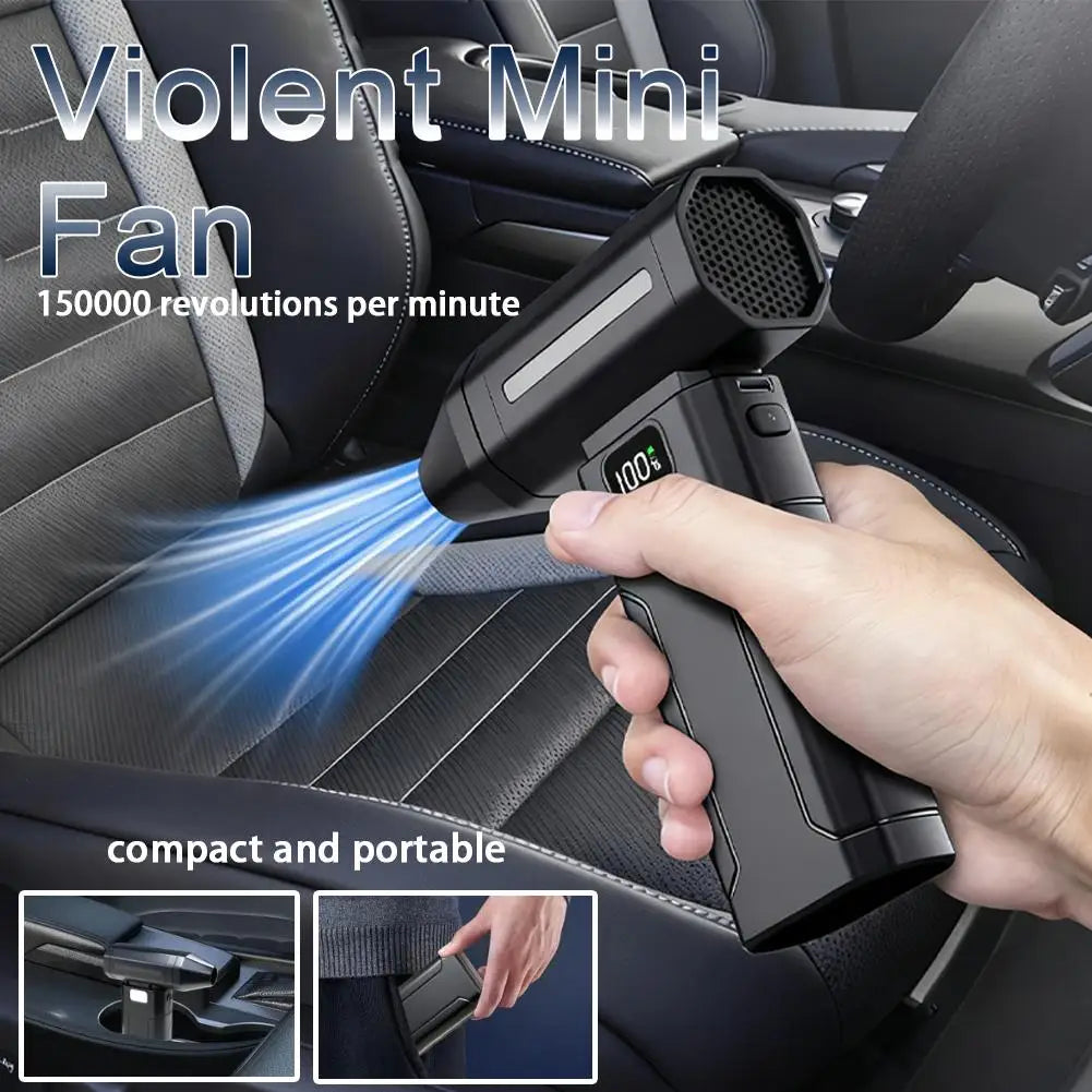 X8 Turbo Jet Fan – 150000RPM Portable Air Duster & Cleaner