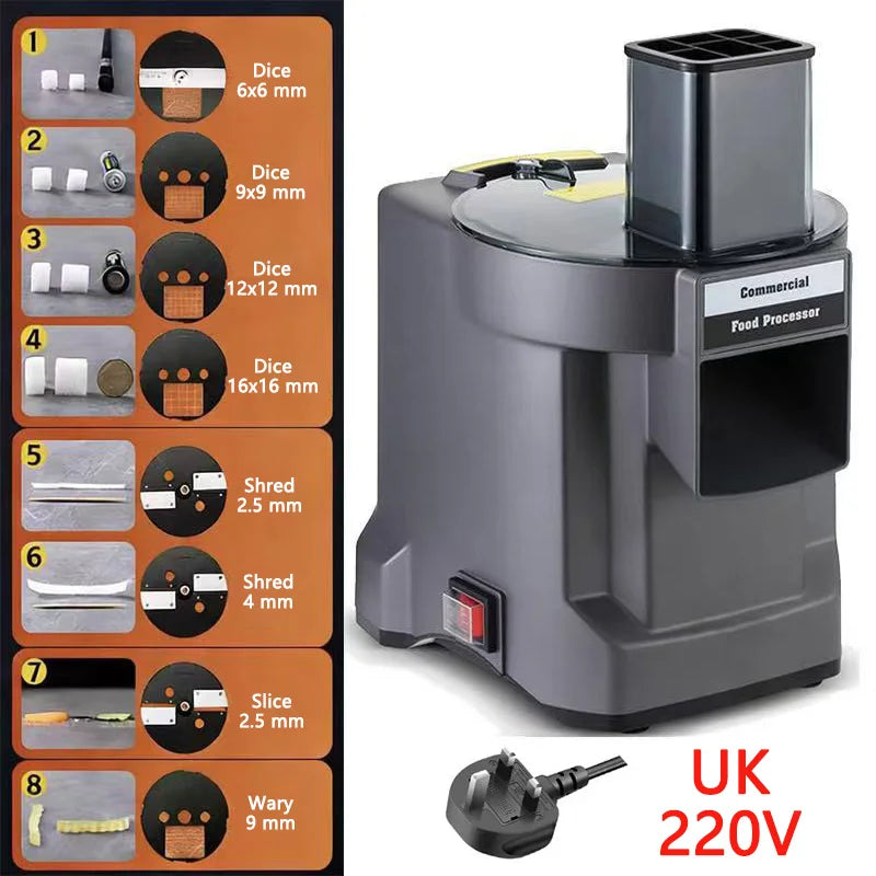 3-in-1 Electric Vegetable Chopper – Multifunction Food Processor for Fast Cutting