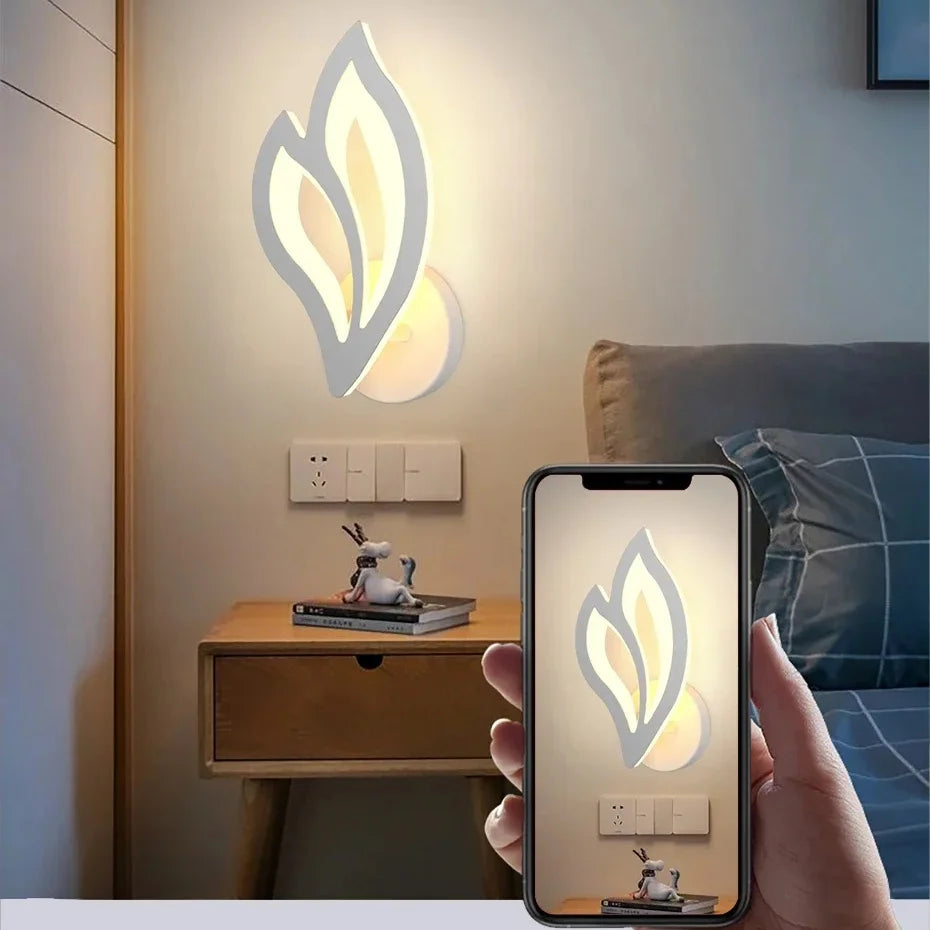Modern LED Wall Sconce – Minimalist Bedroom Wall Light