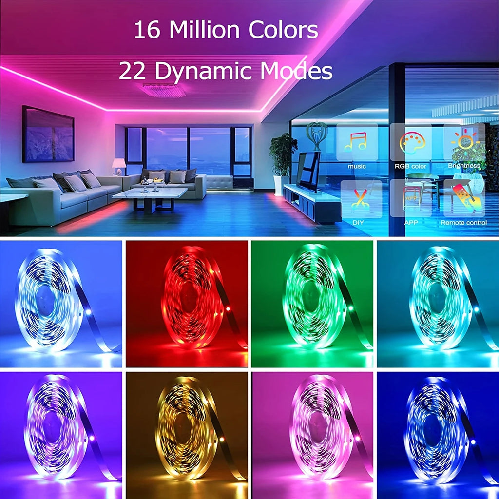 RGB LED Strip Lights – Transform Your Room Instantly