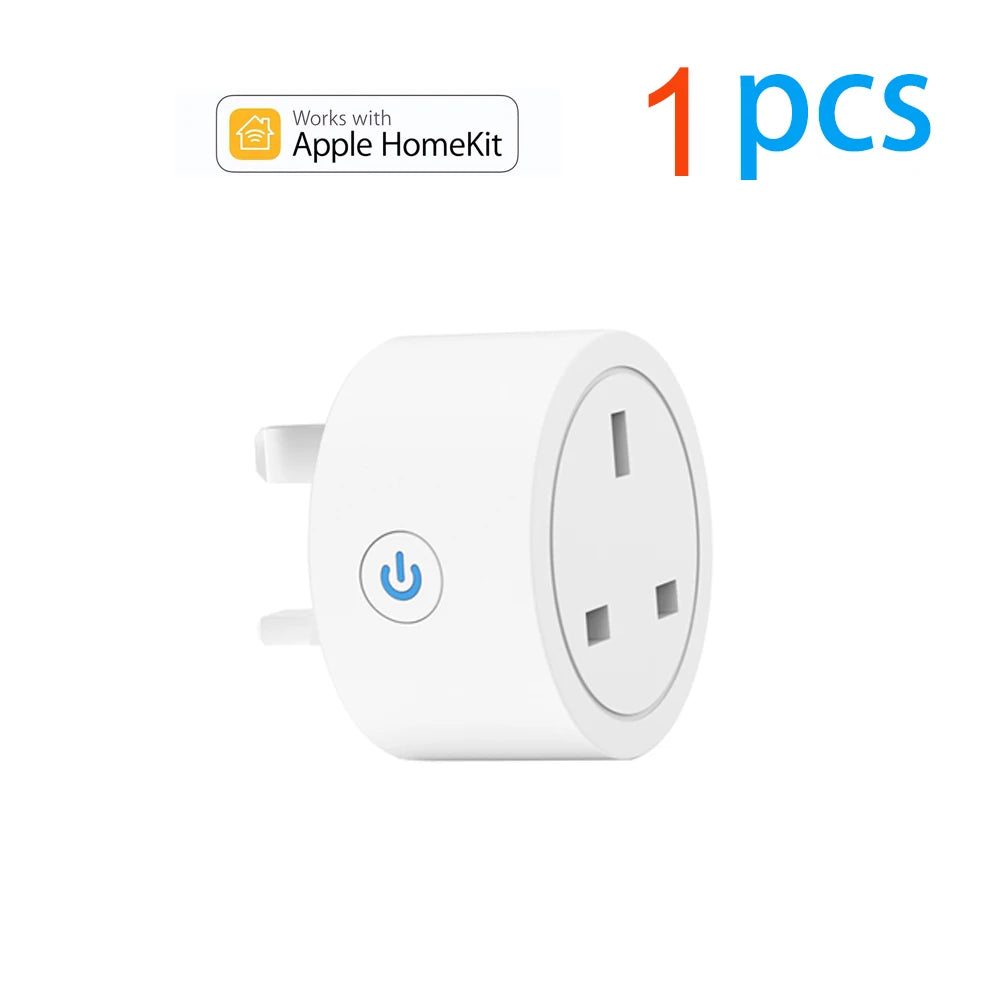 Tuya Smart WiFi Plug 20A – Smart Socket with Energy Monitoring & Alexa Control
