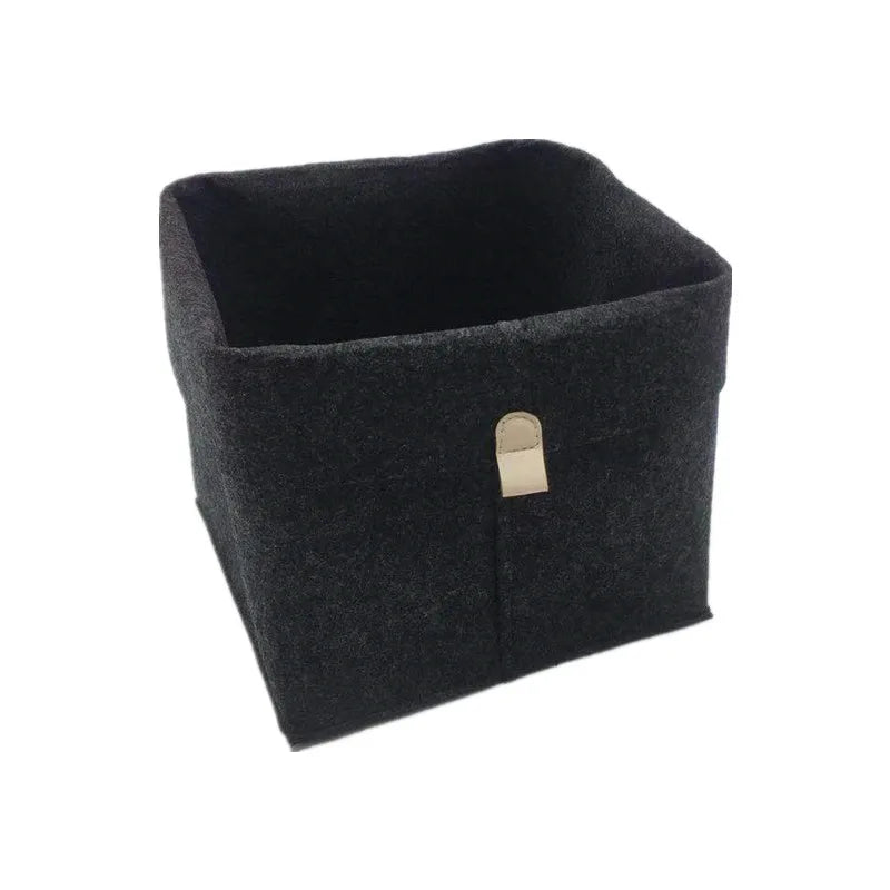 Nordic Felt Storage Box Organizer – Minimalist Desk & Room Storage Basket