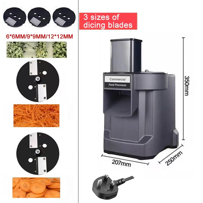 3-in-1 Electric Vegetable Chopper – Multifunction Food Processor for Fast Cutting