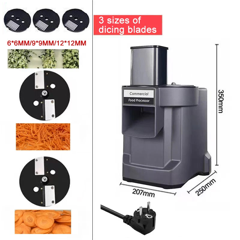 3-in-1 Electric Vegetable Chopper – Multifunction Food Processor for Fast Cutting