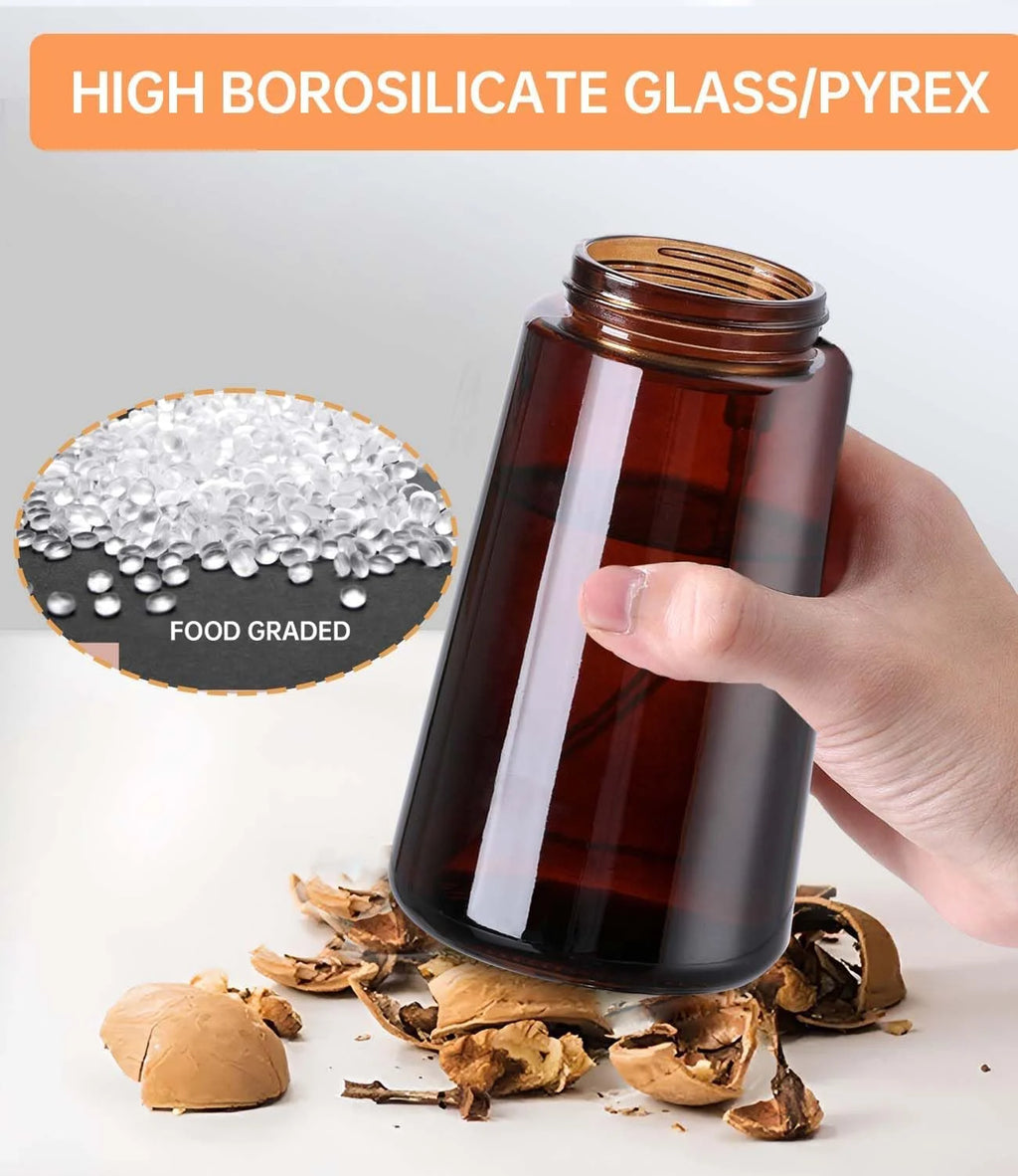 2-in-1 Glass Oil Sprayer Bottle – Leakproof Olive Oil Dispenser for Cooking & Air Fryer